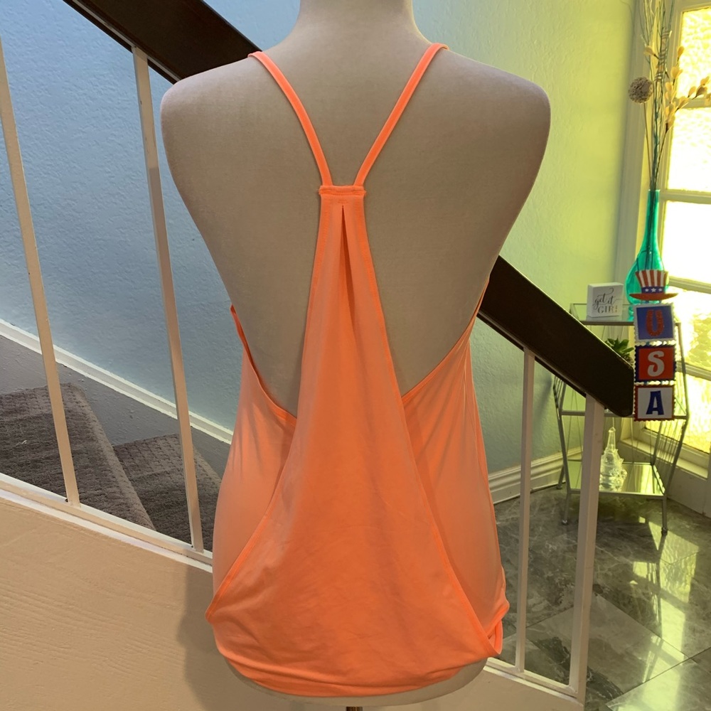 ZELLA Orange Sherbet Workout Top • Sz XS